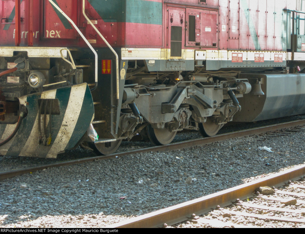 FXE AC4400 Locomotive leading a train